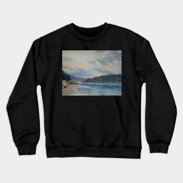 Ettalong - sunrise Crewneck Sweatshirt by Terrimad